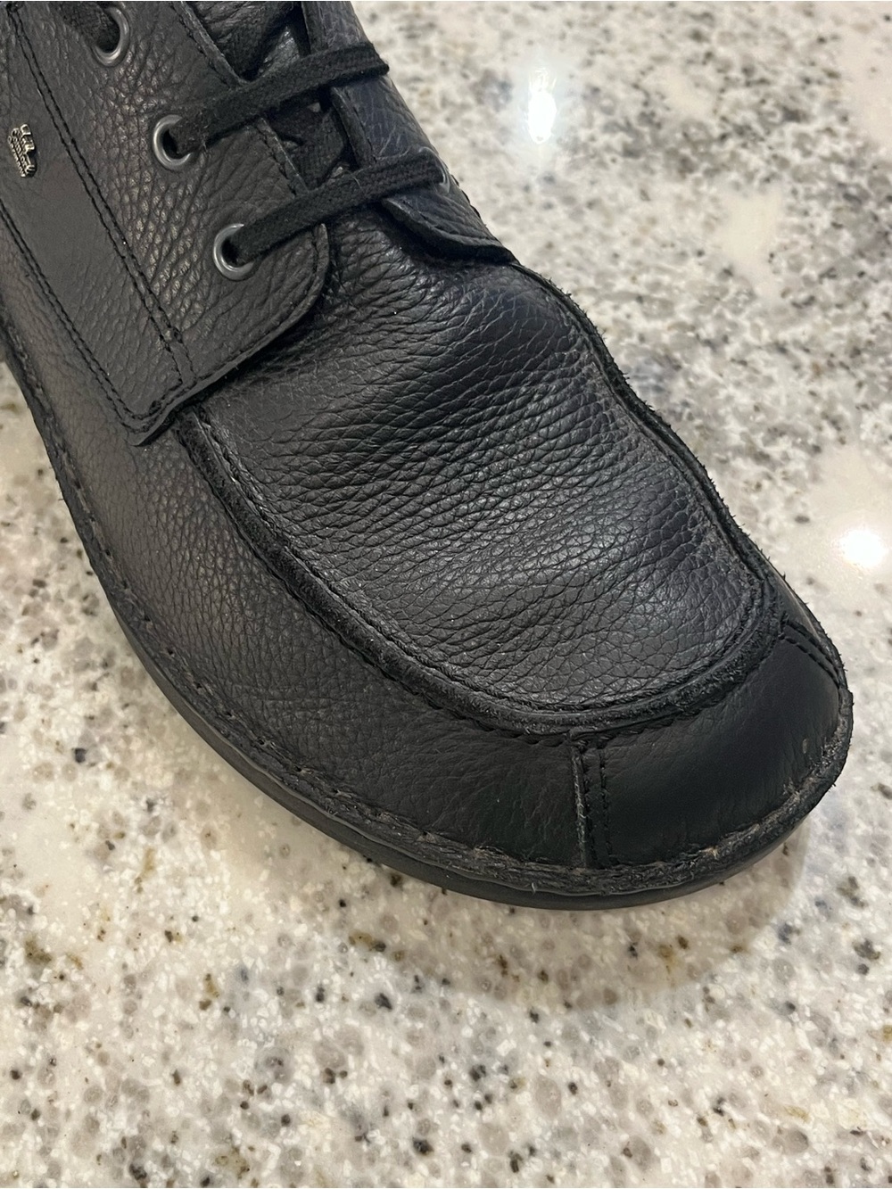 Finn Comfort Men’s Black Leather Shoes Size 9 Wide - Picture 5 of 12